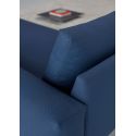 Divano con penisola chaise longue Arthon D1 - Cura 768 Oxford Blue