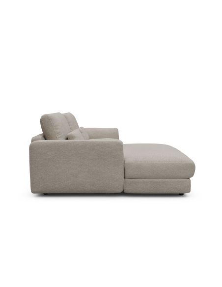 Divano con chaise longue Vivole 7.2 - Aivi 816 Lace Beige