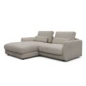 Divano con chaise longue Vivole 7.2 - Aivi 816 Lace Beige