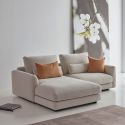 Divano con chaise longue Vivole 7.2 - Aivi 816 Lace Beige