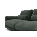 Divano moderno con penisola Vivole 2.5 - Smooth 814 Laural Green
