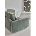 Divano moderno con penisola Vivole 2.5 - Smooth 814 Laural Green