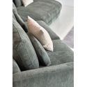 Divano moderno con penisola Vivole 2.5 - Smooth 814 Laural Green