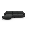 Divano con penisola Kayto B2 - Bouclé 529 Charcoal