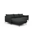 Divano con penisola Kayto B2 - Bouclé 529 Charcoal