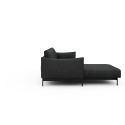 Divano con penisola Kayto B2 - Bouclé 529 Charcoal