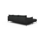 Divano con penisola Kayto B2 - Bouclé 529 Charcoal