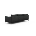 Divano con penisola Kayto B2 - Bouclé 529 Charcoal