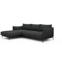 Divano con penisola Kayto B2 - Bouclé 529 Charcoal