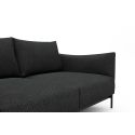 Divano con penisola Kayto B2 - Bouclé 529 Charcoal