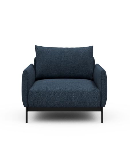 Poltrona da salotto Tokey - Bouclé 537 Blue Poltrona da salotto Tokey - Bouclé 537 Blue