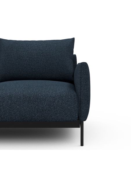 Poltrona da salotto Tokey - Bouclé 537 Blue