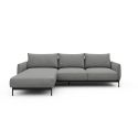 Divano con penisola Tokey B2 - Cura 764 Sand Grey