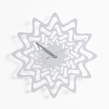 Orologio da parete moderno in metallo colorato Flux 2