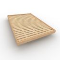 Letto in legno massello di faggio non trattato Soren