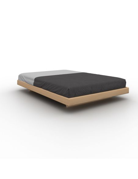 Letto in legno massello di faggio non trattato Soren