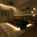 Letto in legno massello verniciato naturale Soren Natural