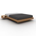 Letto in legno massello verniciato Soren Caramel