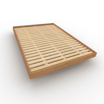 Letto in legno massello verniciato Soren Caramel 2