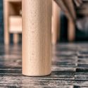 Letto in legno massello non trattato o verniciato Torben