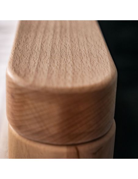 Letto in legno massello non trattato o verniciato Torben