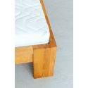 Letto in legno massello di rovere Oregon