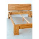 Letto in legno massello di rovere Oregon