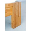 Letto in legno massello di rovere Oregon