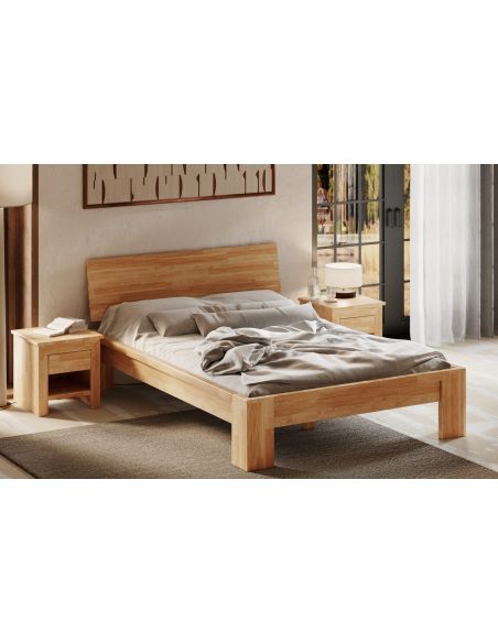 Letto in legno massello di rovere Oregon