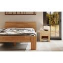 Letto in legno massello di rovere Oregon