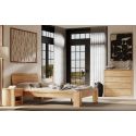 Letto in legno massello di rovere Oregon