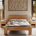 Letto in legno massello di rovere Oregon