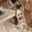 Letto a castello in legno massello di pino Florida