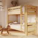 Letto a castello in legno massello di pino Texas