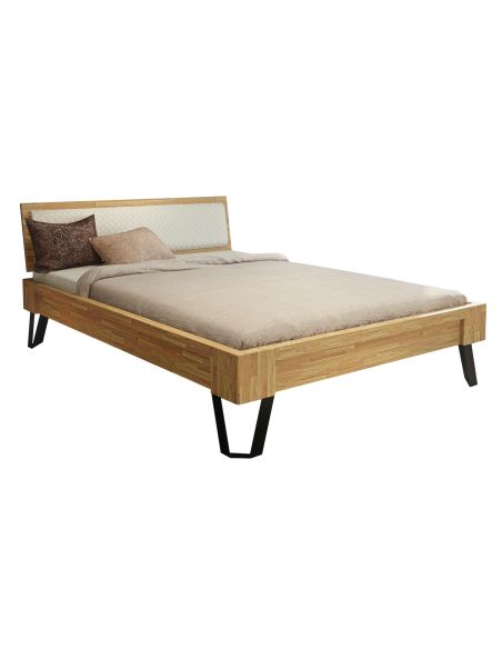 Letto in legno massello di rovere Illinois Letto in legno massello di rovere Illinois