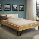 Letto in legno massello di rovere Illinois