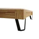 Letto in legno massello di rovere Illinois