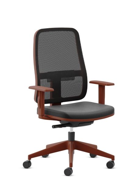 Sedia ergonomica da ufficio con schienale in rete Blaze