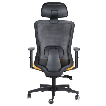 Poltrona ufficio ergonomica con schienale in rete Model Three 2