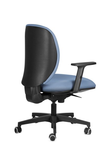 Sedia operativa da ufficio con braccioli Giotto Comfort