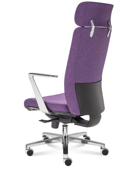 Poltrona da ufficio in vera pelle o tessuto Kira Poltrona da ufficio in vera pelle o tessuto Kira