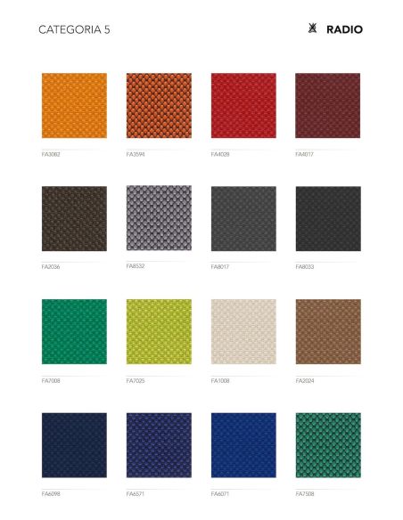 Sedia operativa per ufficio in ecopelle o tessuto Adele Net Sedia operativa per ufficio in ecopelle o tessuto Adele Net