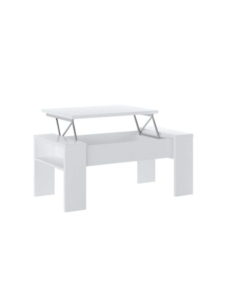 Tavolino da salotto con contenitore Garliz White