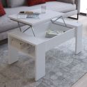 Tavolino da salotto con contenitore Garliz White
