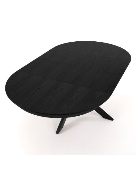 Tavolo rotondo allungabile Bjarne Black