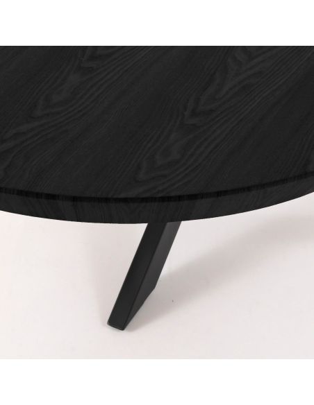 Tavolo rotondo allungabile Bjarne Black