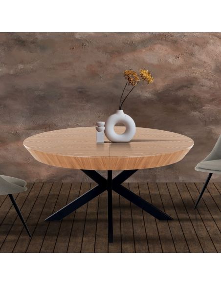 Tavolo rotondo allungabile Bjarne Wood