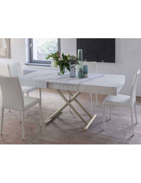 Tavolino trasformabile in tavolo da pranzo Ulisse di Altacom