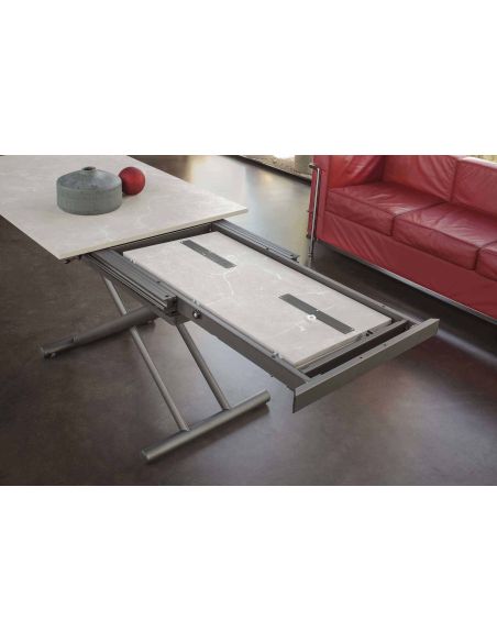 Tavolino trasformabile in tavolo Sirio di Altacom