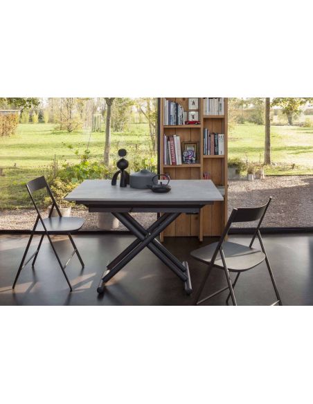 Tavolino trasformabile in tavolo Sirio di Altacom